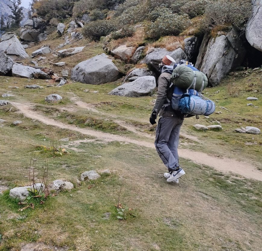 oppo_2 Punit hustler on mountain in dharmshala